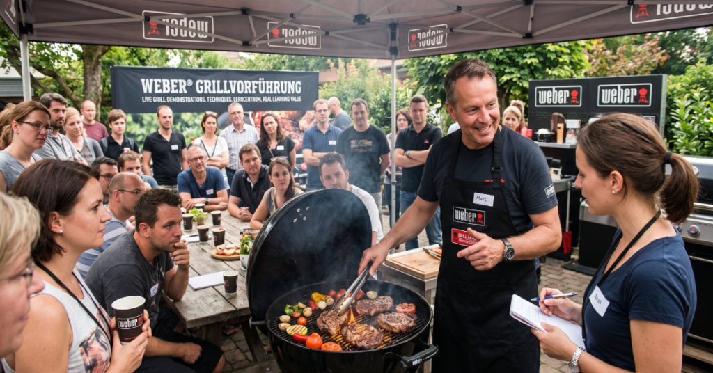 Weber Grillvorführung