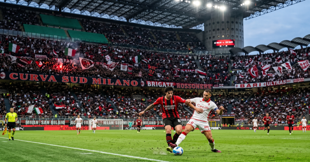 AC Milan vs SSC Bari Timeline