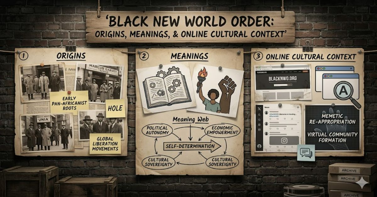 Black New World Order: Origins, Meanings, and Online Cultural Context