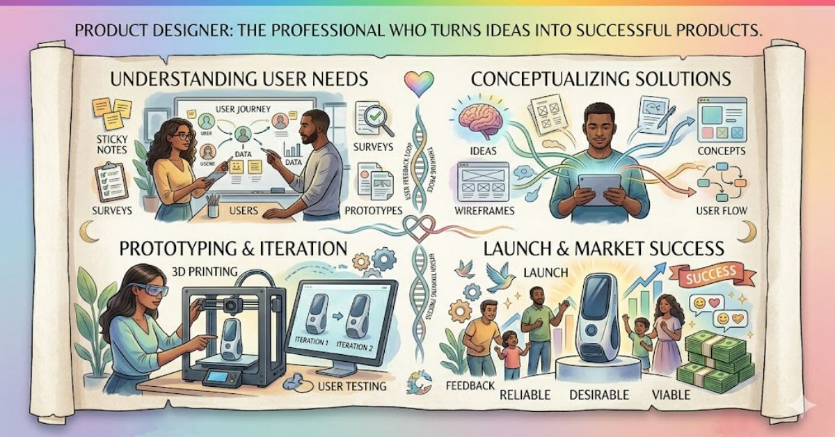 Product Designer: The Professional Who Turns Ideas Into Successful Products