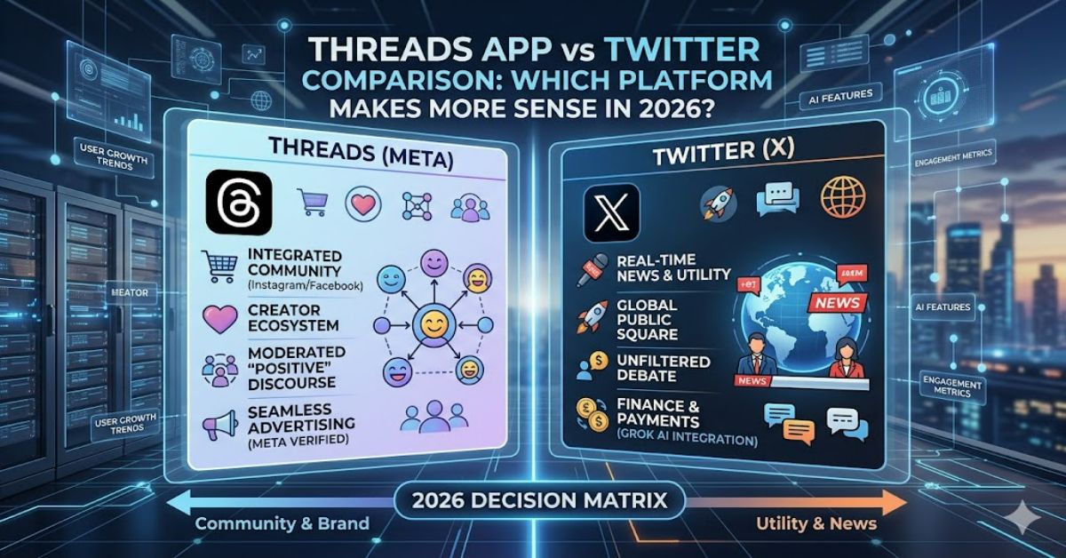 Threads App vs Twitter Comparison: Which Platform Makes More Sense in 2026?