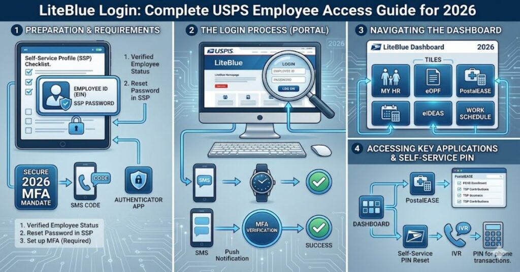 LiteBlue Login: Complete USPS Employee Access Guide for 2026