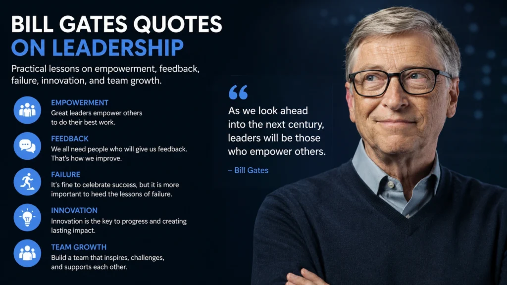 Bill Gates Quotes on Leadership: Practical Lessons for Modern Leaders
