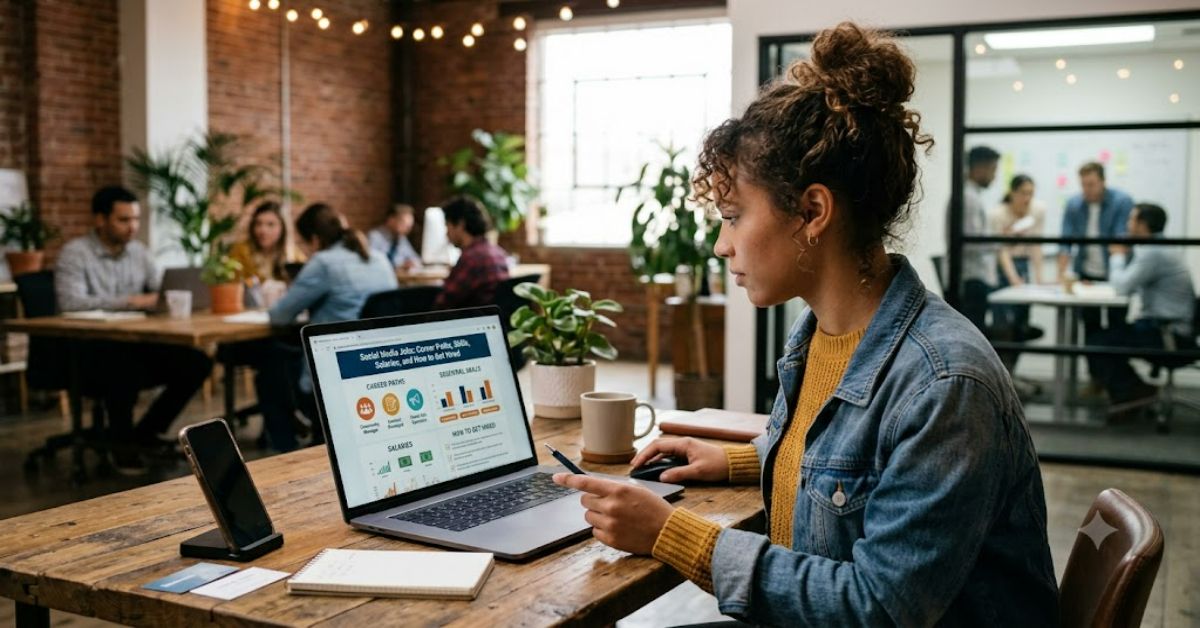Discover social media jobs, career paths, essential skills, salary expectations, and future opportunities across today's leading digital platforms.