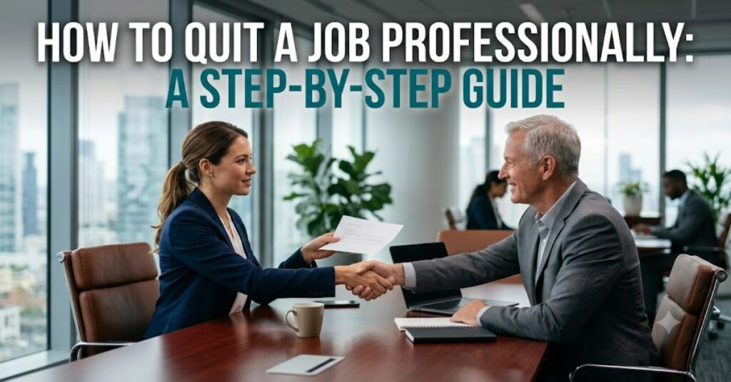 How to Quit a Job Professionally: A Step-by-Step Guide