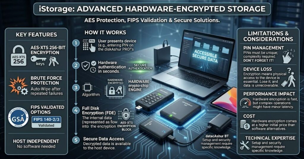 iStorage: Hardware-Encrypted Storage, Security Features and What to Know