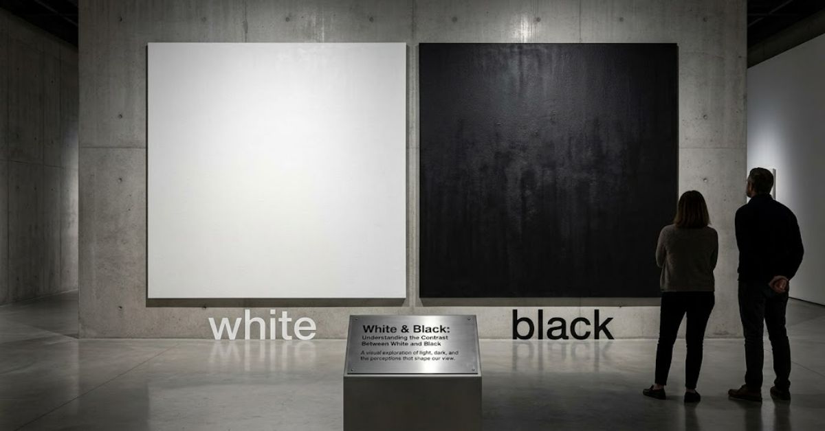 White a Black: Understanding the Contrast Between White and Black
