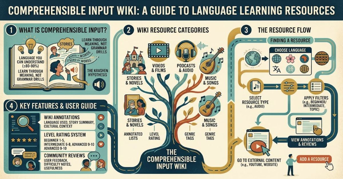Comprehensible Input Wiki: A Guide to Language Learning Resources
