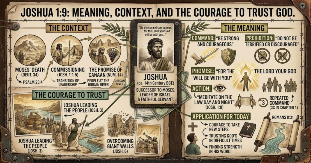 Joshua 1:9: Meaning, Context and the Courage to Trust God