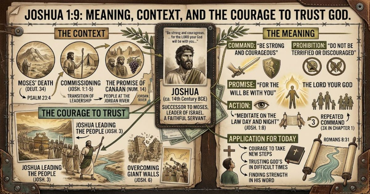 Joshua 1:9: Meaning, Context and the Courage to Trust God
