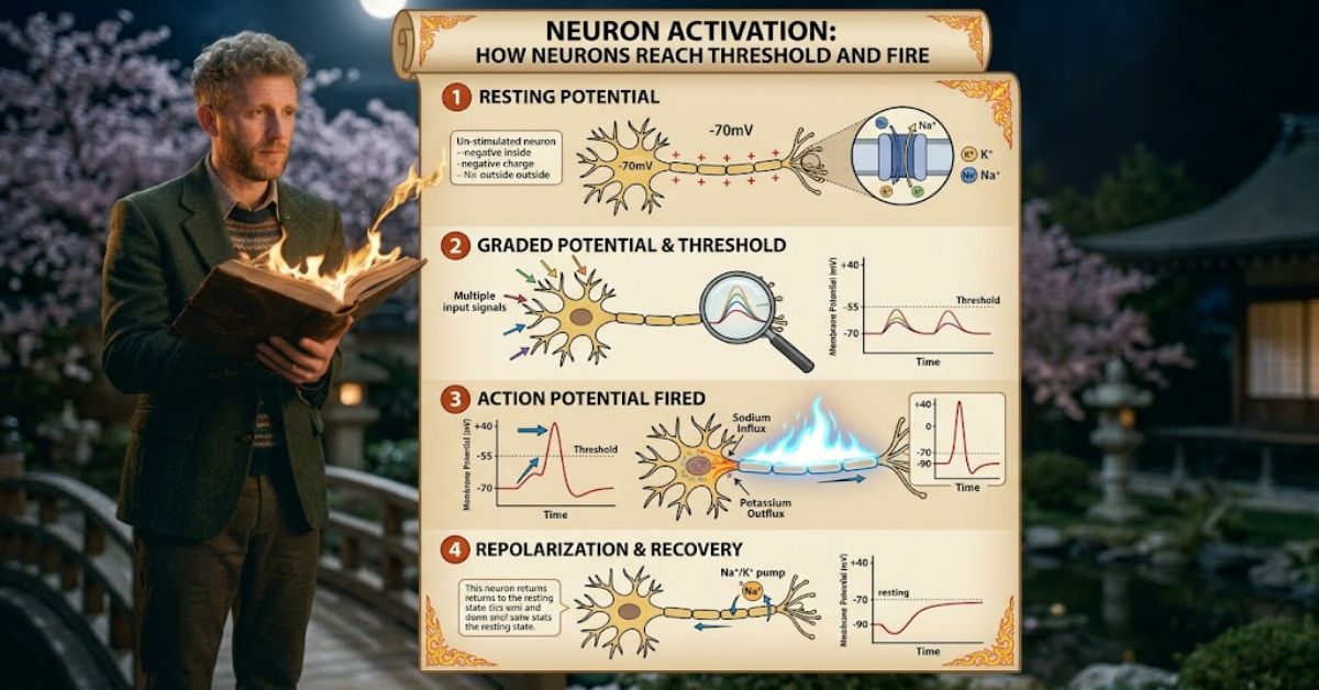 Neuron Activation: How Neurons Reach Threshold and Fire