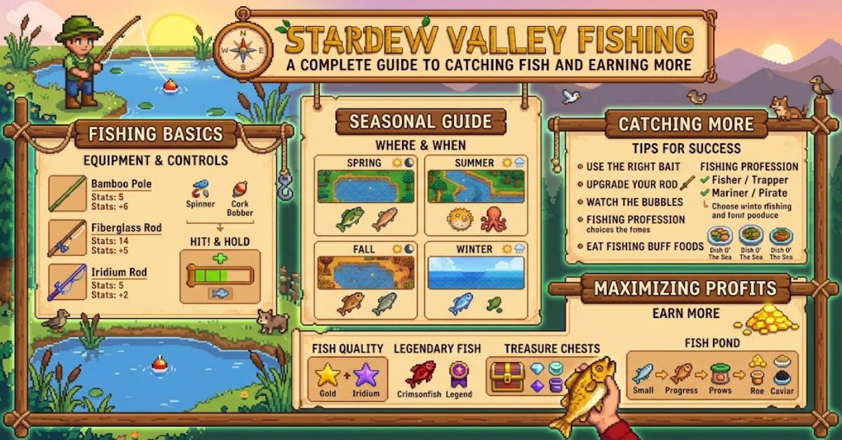 Stardew Valley Fishing: A Complete Guide to Catching Fish and Earning More