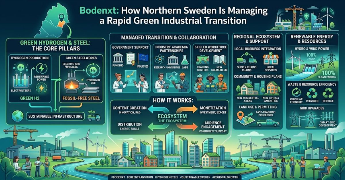 Bodenxt: How Northern Sweden Is Managing a Rapid Green Industrial Transition