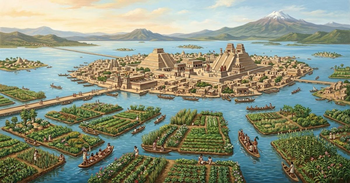 Tenochtitlan: The Aztec Capital Built on Lake Texcoco